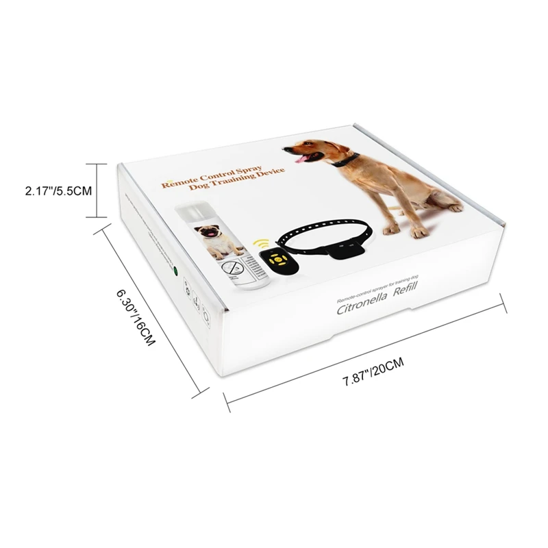 

2 in 1 Pet Rechargeable Spray Training Collar Safe Automatic Anti Bark Device for Dogs Training Products