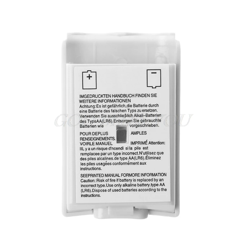 Задняя крышка батарейного отсека AA белый чехол для беспроводного контроллера Xbox