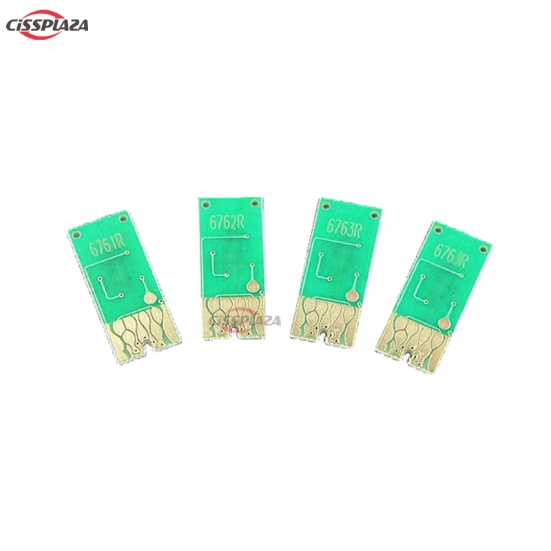 

CISSPLAZA 5sets chip T6761 676XL compatible for Epson WP 4010 4023 4030 4090 4520 4533 4590 4020 4530 4540 PRINTER chips