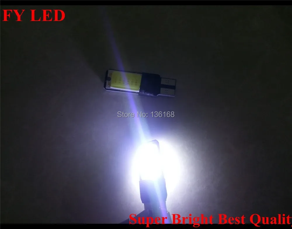 Бесплатная доставка 10 шт. Ледяной Синий/холодный белый лампа Led Cob Pingo T10 + forte Farol Frete