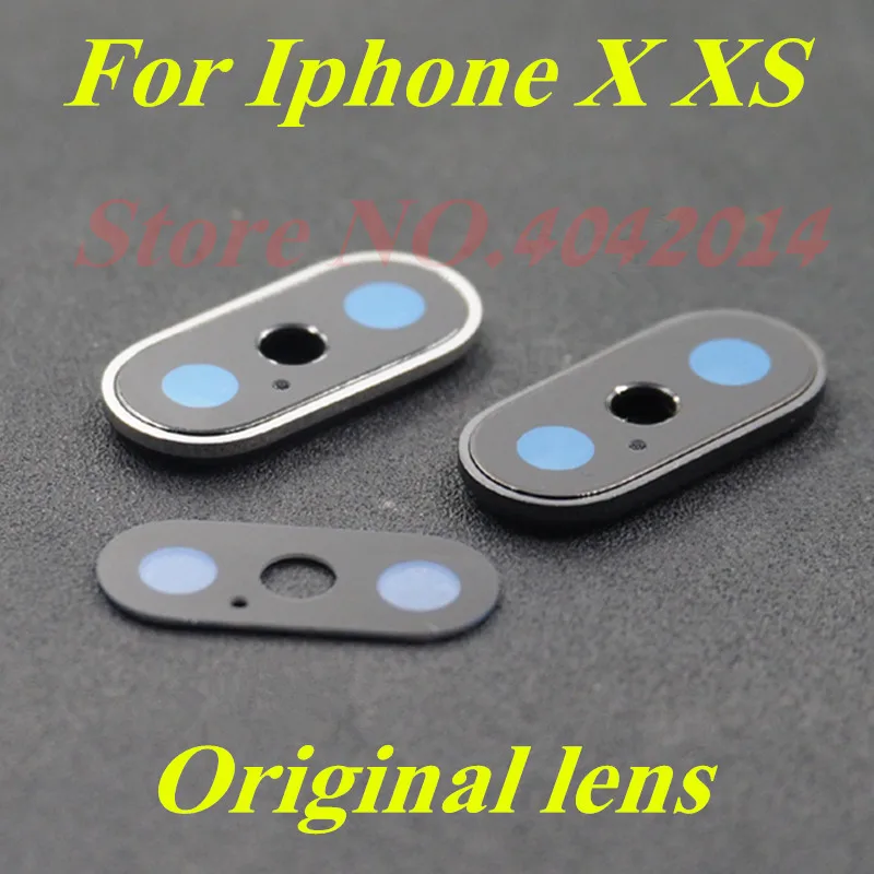 Оригинальный сапфировый стеклянный чехол для объектива камеры 2 шт. iPhone X XS задний