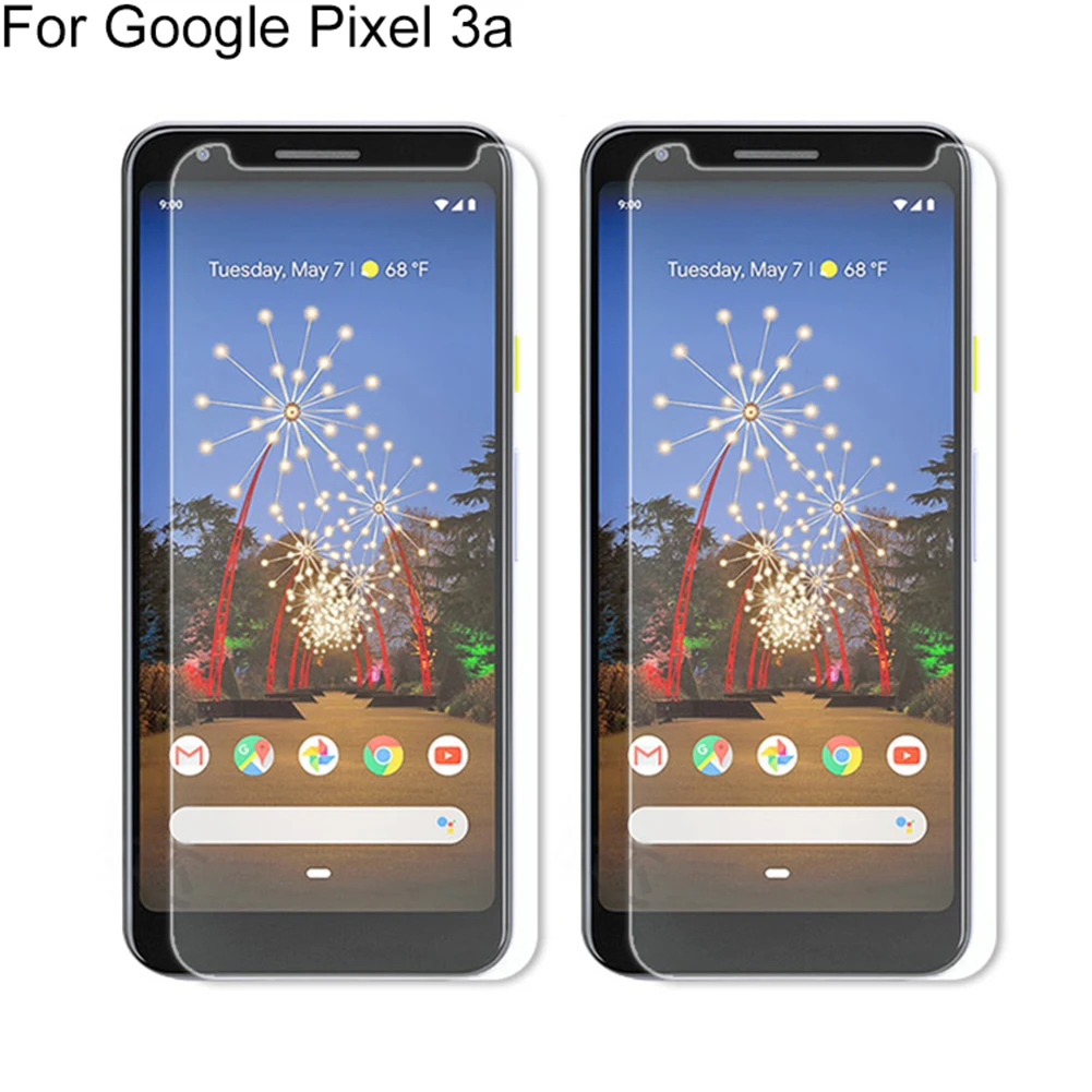 2 шт царапинам Закаленное стекло протектор экрана пленка для Google Pixel 3A/3A XL