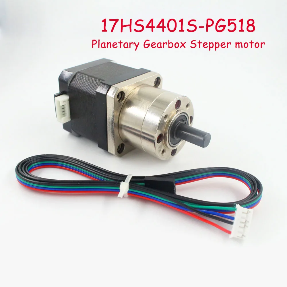 free shipping 4-lead Nema17 Stepper Motor 42 motor Extruder Gear Ratio 5:1 Planetary Gearbox Nema 17 Step | Обустройство дома