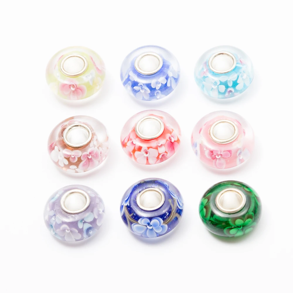 Бусины из муранского стекла 5 шт. 9 х14 дюймов js1458|glass beads|murano glass beadsbeads fit |