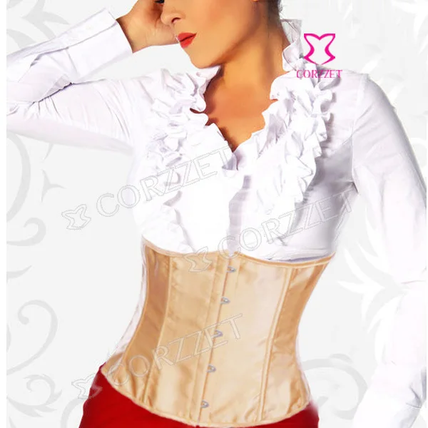 Однотонный атласный корсет для похудения на талии короткий бюстье сексуальное