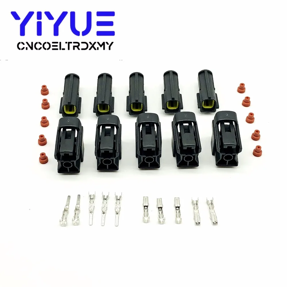 

1 Pin 368513-2 881770-1 Female Male Way Waterproof Wire Connector Plug Car Auto Sealed Car Truck Denso Connectors