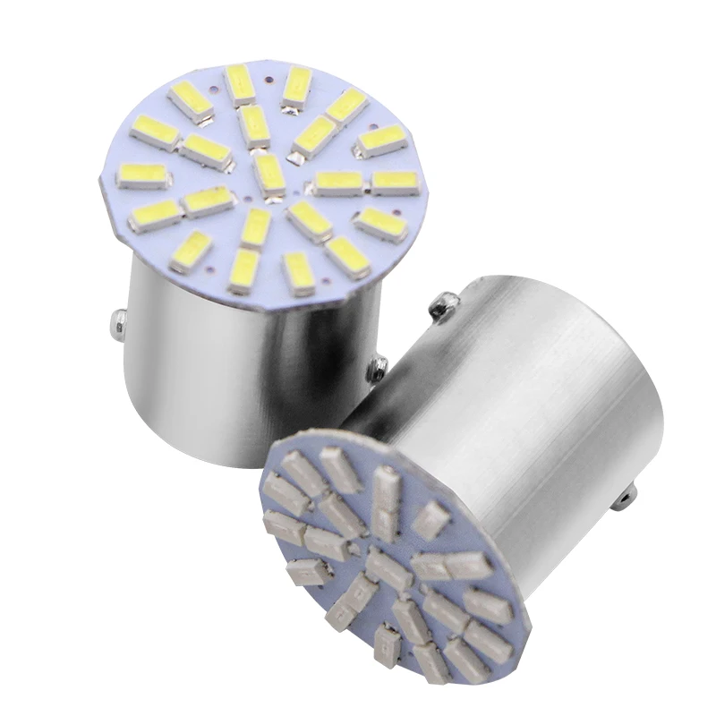 Горячая Распродажа 12V 1156 1157 22SMD P21W BA15S BA15D светодиодный автомобильная лампа авто