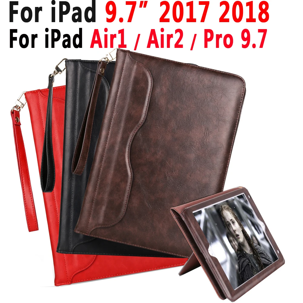 Премиум кожаный планшетный смарт Спящий портативный чехол для Apple новый iPad 9 7 2017