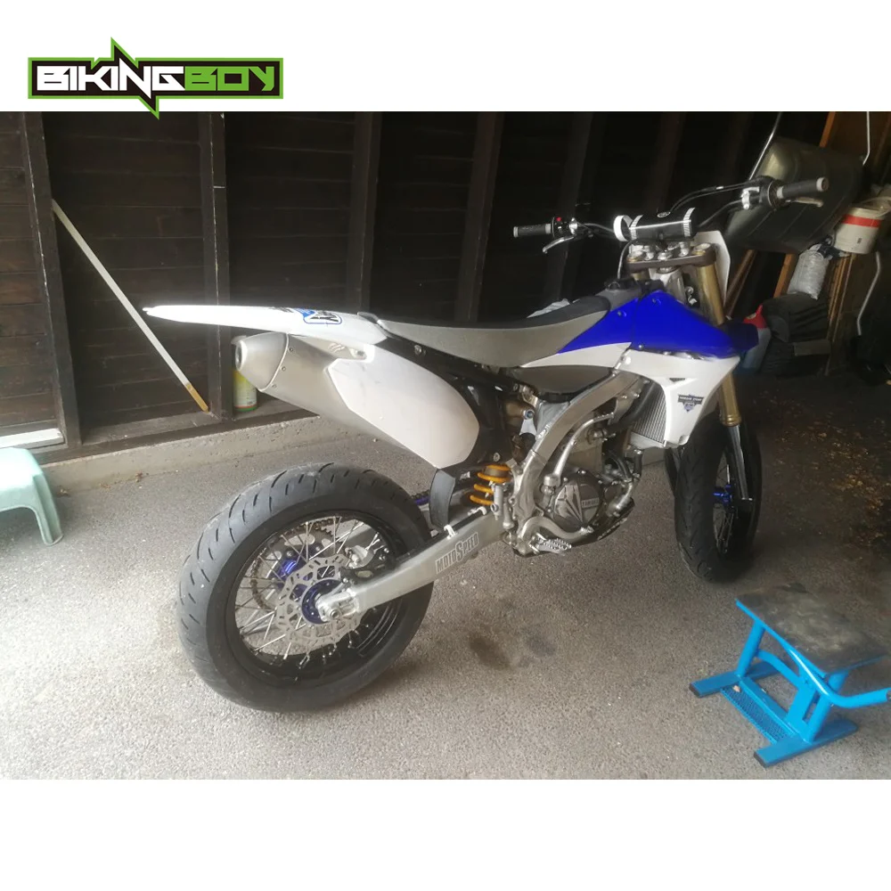 BIKINGBOY 17 &quotSupermoto для YAMAHA Колесный комплект ступицы обода YZF 250 450 YZ250F YZ450F YZ F 250F 450F 09 10