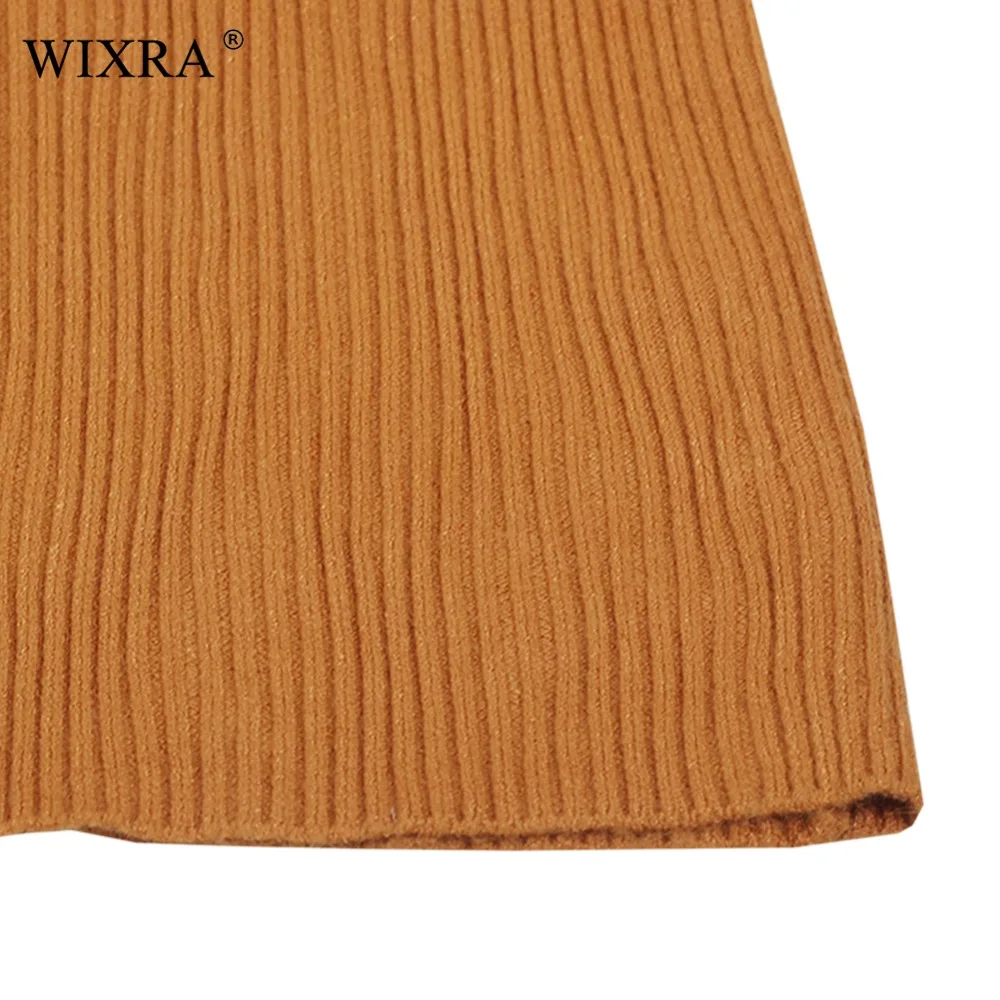 Женский трикотажный свитер с круглым вырезом на осень/зиму | Женская одежда