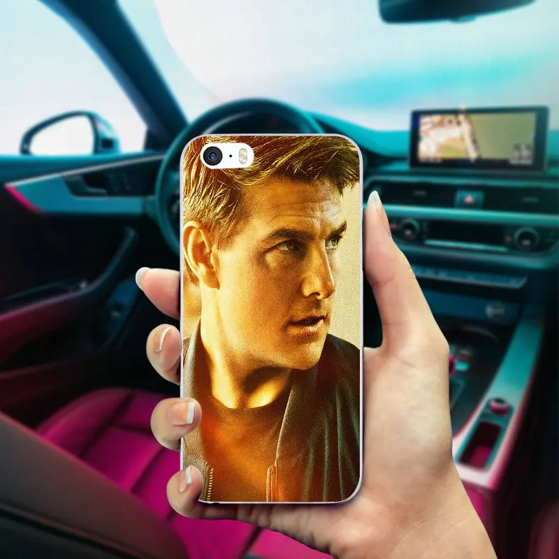 Soft TPU Mobile Phone Cases for iphone X Case Back Cover 6S 7 8 Plus 4 4S 5 5S SE Bags Missions Impossible Tom Cruise | Мобильные