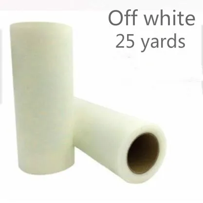 C02 off white Тюлевая пачка в рулоне для детского душа 15 см ширина рулон органзы Ткань пачка подарок на день рождения Единорог вечерние украшения свадьбы - Цвет: C02 off white