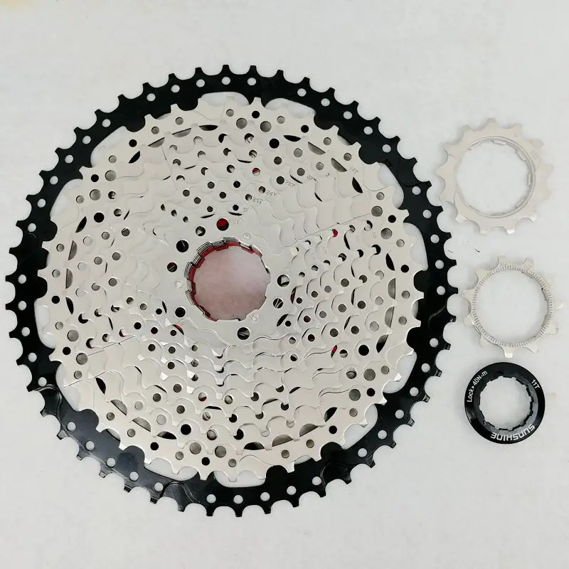 MTB 11 Speed Cassette 11s 11-50T L Mountain Bike Freewheel Wide Ratio for parts m7000 m8000 m9000 SUNRACE Bicycle FreewheelParts | Спорт и
