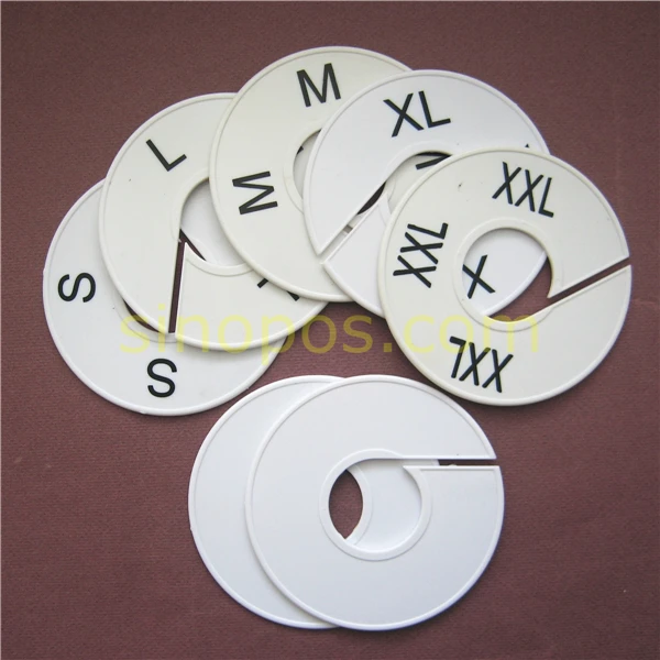 Большие предварительно напечатанные разделители для одежды Hangrail стандартные