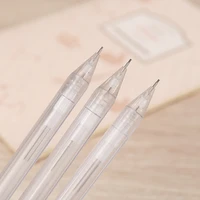 1x simple clear press mechanical automatic pencil writing school office supply student stationery 0 5mm0 7mm