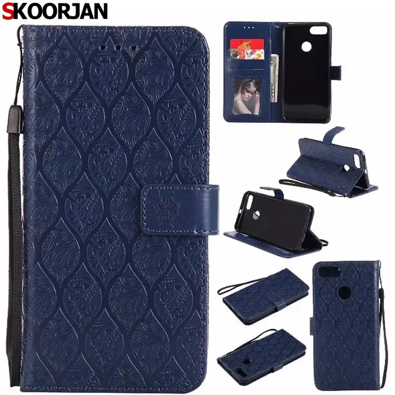Для Coque Xiaomi mi 5X случае ротанга Тиснением Бумажник Флип Стенд карты фото Слоты