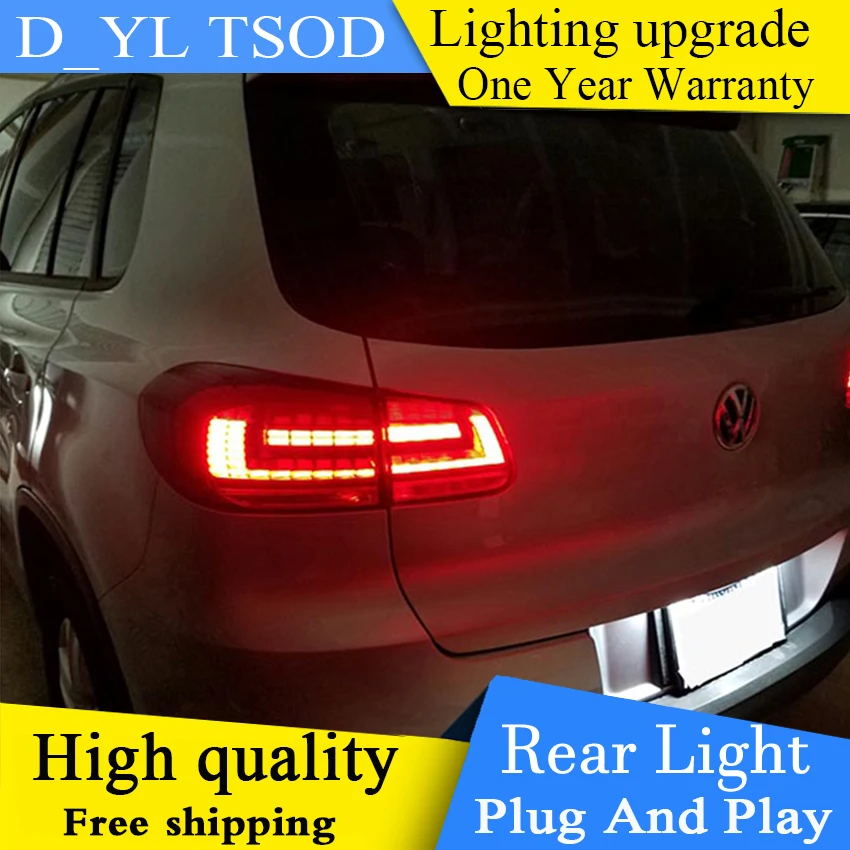 

Задсветильник онарь автомобильный DY_L для VW Tiguan s 2013-2015, задсветильник светодиодный фонарь для VW Tiguan, DRL, тормоз, стоянка, сигнал