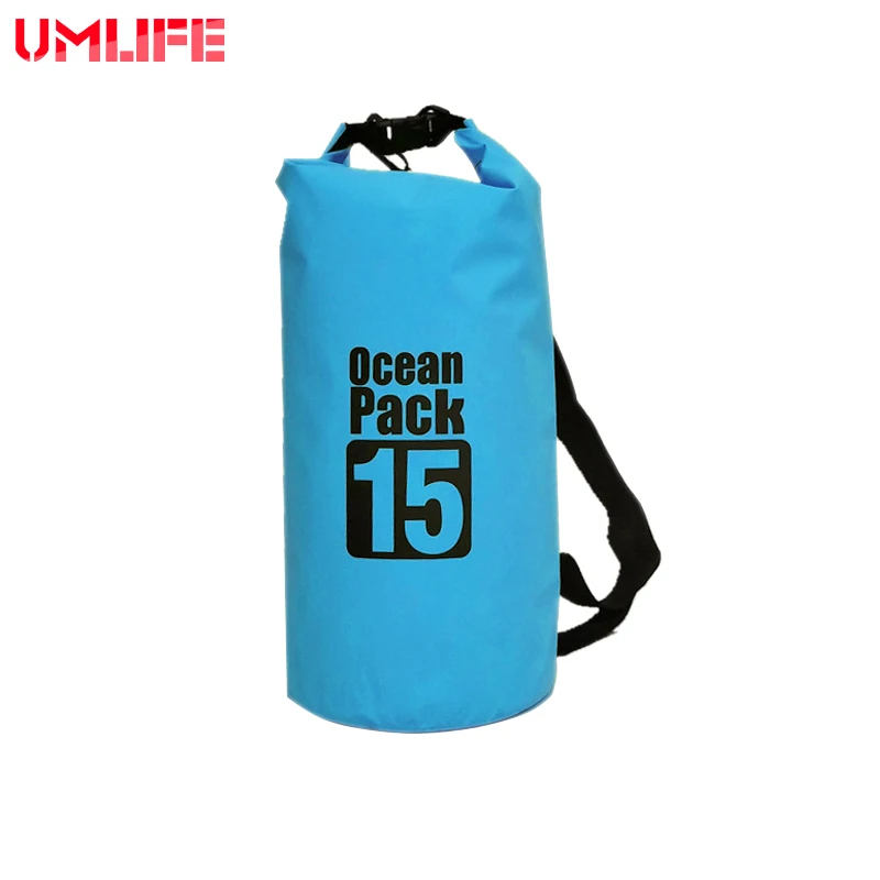 MELIFE 15L Waterproof Storage Dry Bag Ocean Pack Sack Kayak Rafting Outdoor Sport Swimming Bags Canoing Boating Water Resistance | Спорт и