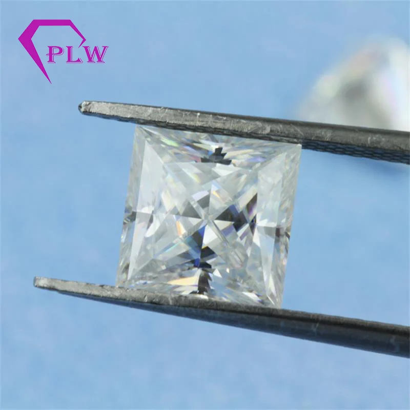Moissanite/ожерелье серьги из Прованса с драгоценными камнями 1 карат 5 5*5 мм цвет 3ex VVS |