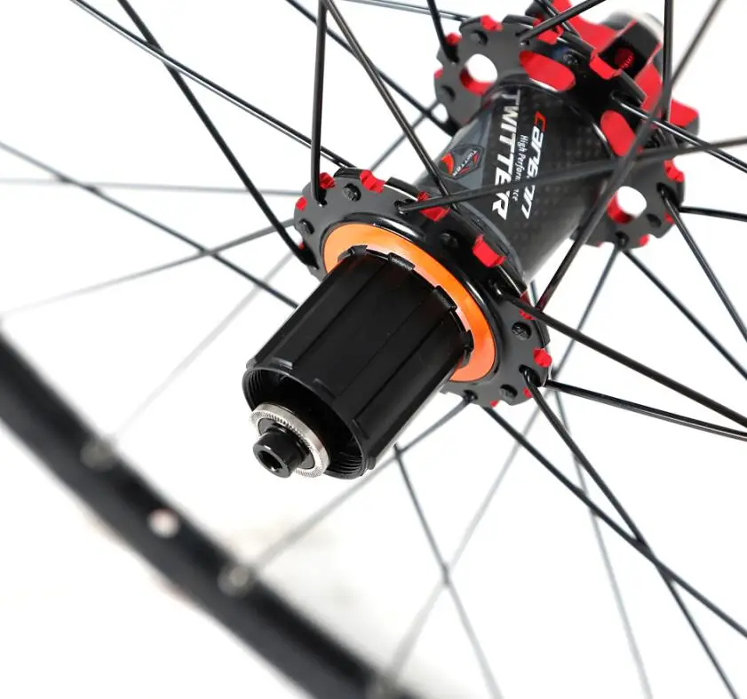 JK MTB горный велосипед 26 дюймов 27,5 29 дюймов колеса из углеродного волокна герметичный подшипник колеса колесная сплав обод QR/через ось