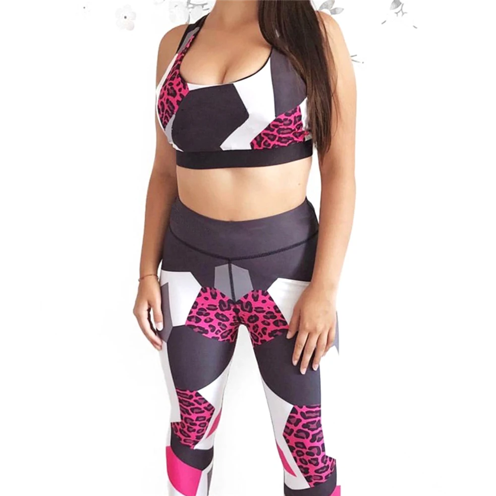 Женские штаны для йоги Цветные Лоскутные Леггинсы с высокой талией сексуальные