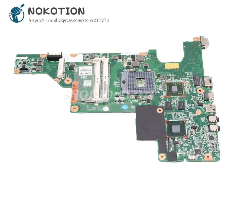 NOKOTION 646672 001 для HP CQ43 431 631 материнская плата ноутбука HM65 DDR3 HD 7400M