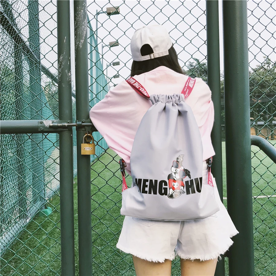 Мини-рюкзак сумка на шнурке женские сумки для путешествий 2018 Bolsos маленькая