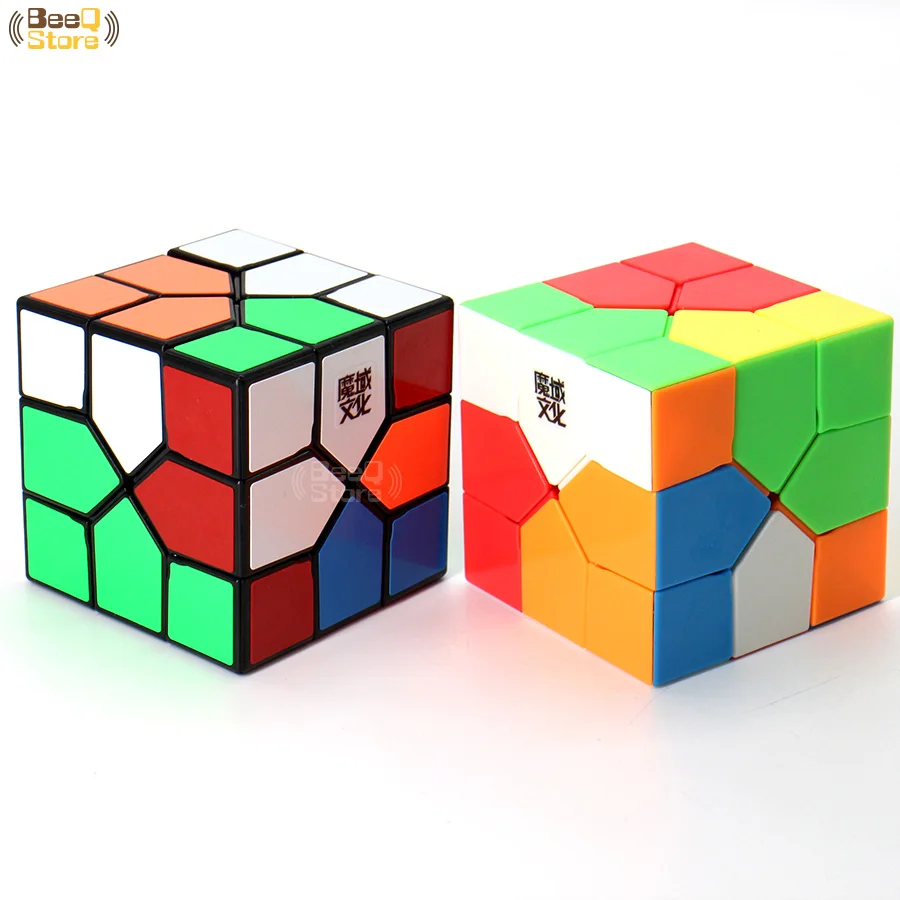 Moyu Yuhu реди Cube Magic Cube Stickerless 3x3 Цветной корпус головоломка Профессиональный Треугольники Форма Cubo Magico развивающие