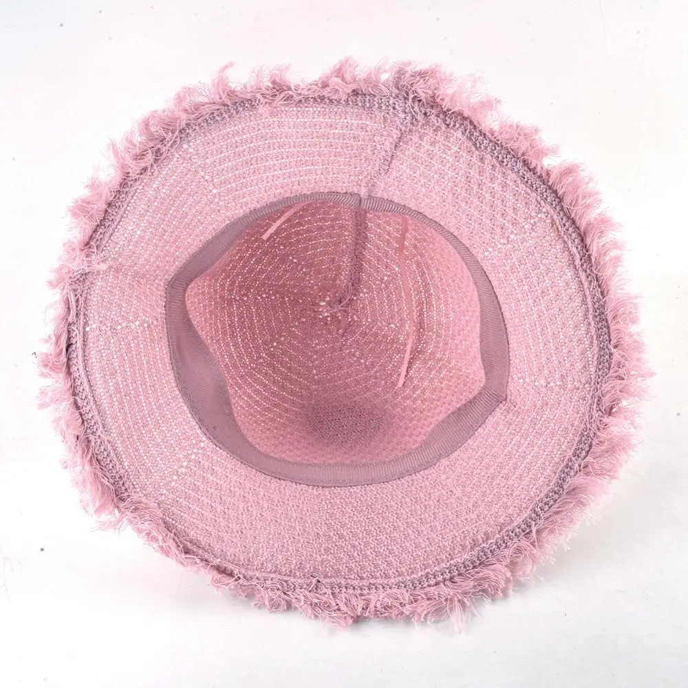 Шляпа женская Соломенная с широкими полями дышащая уличная шапка от солнца