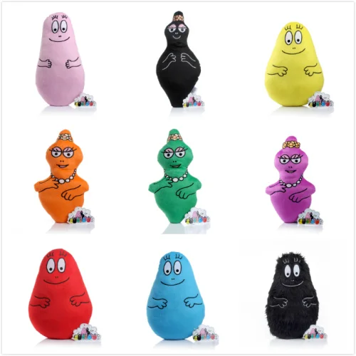 Barbapapa barbidu Barbazoo Barbabee плюш Toy36cm(Оставьте нам цвет, который вы хотите