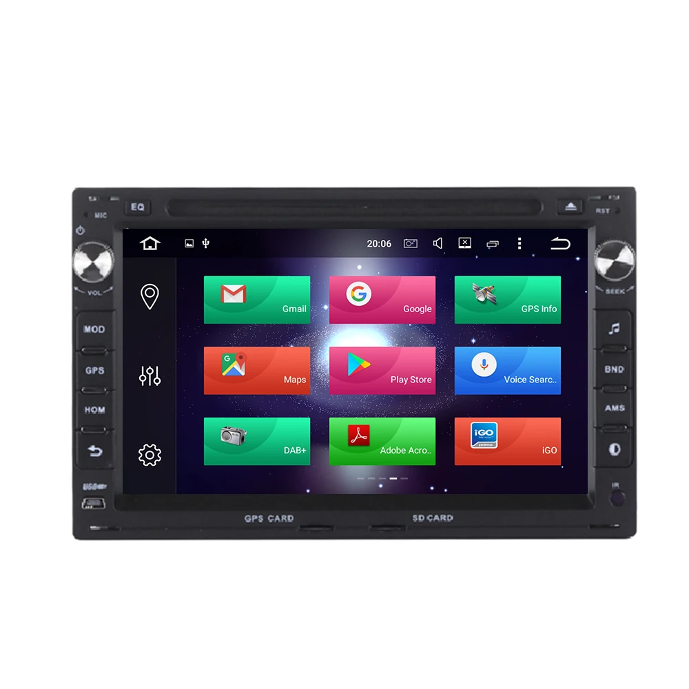 Aoluoya RAM 4 Гб Android 8 0 Восьмиядерный 2 DIN Автомобильный Радио DVD GPS навигация для Volkswagen VW