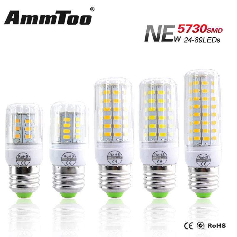 Светодиодная лампа 3rd SMD5730 E27 с функцией быстрого рассеивания тепла 24 108