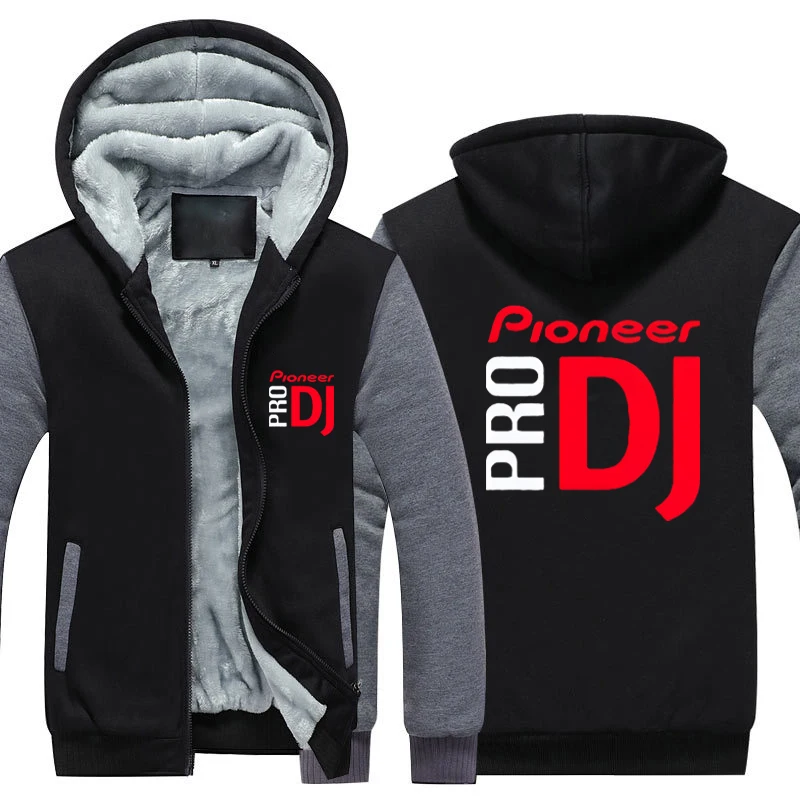 Толстовка с капюшоном pioneer pro DJ Теплая Флисовая для мужчин и женщин | Мужская