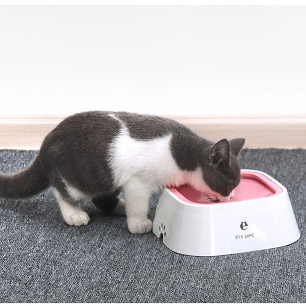 Не мочите рот миска для кошек миски собак 1.5л плавающая не разливается питатель