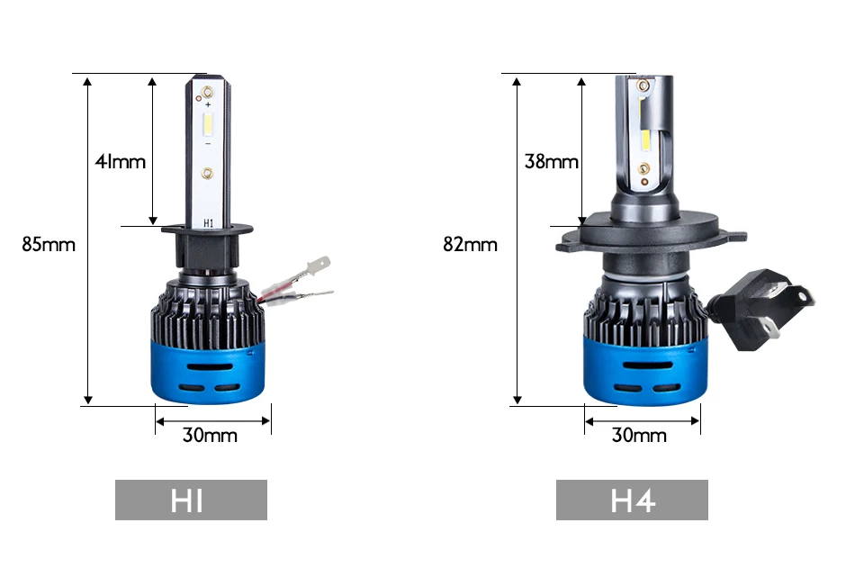 Avacom светодиодный H1 H4 H7 H8 H11 12V светодиодный лампы для автомобилей 6000 К супербелый 9600Lm 40W 24V HB3 HB4 светодиодный Авто лед фар лампа ампула