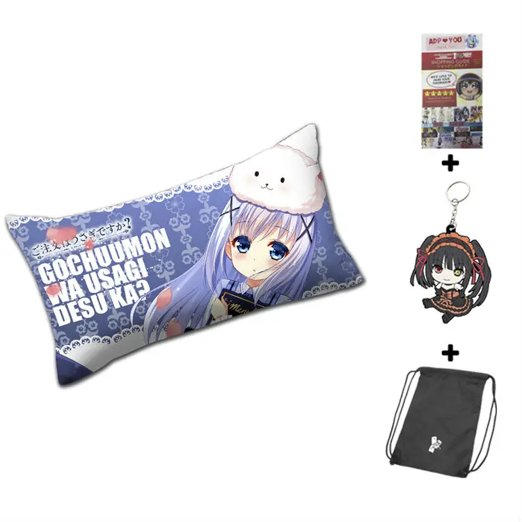 Hobby Express Chino Kafuu-это заказ кролик Аниме Dakimakura Прямоугольная подушка Обложка H0298 |
