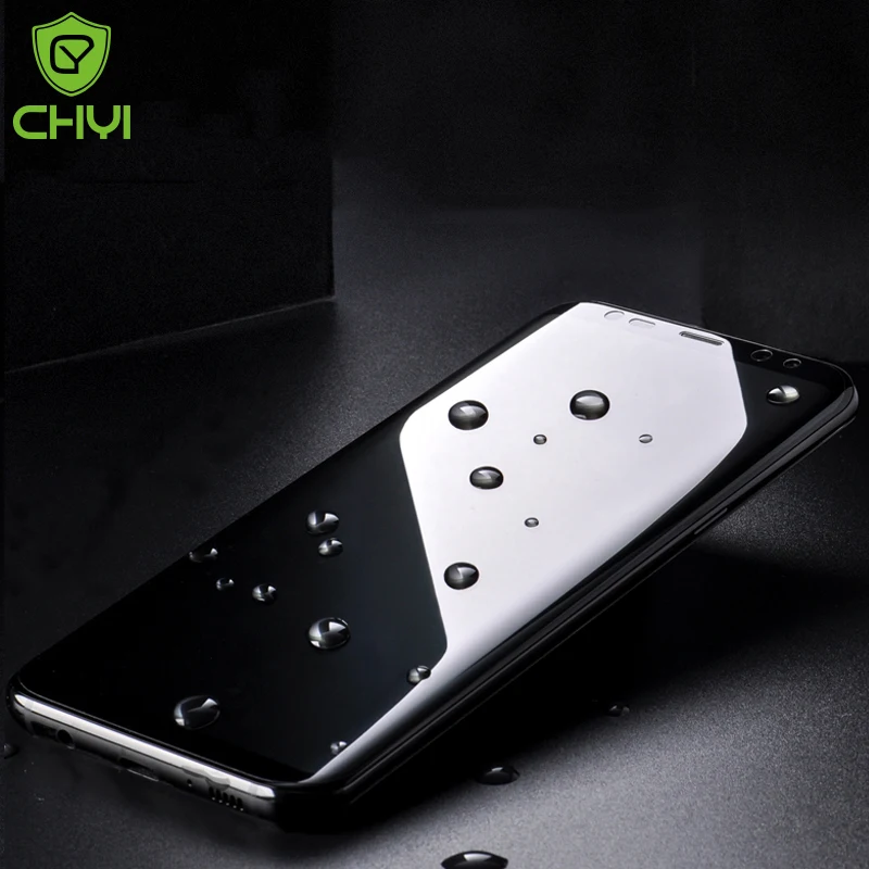 CHYI 3D изогнутая пленка для samsung Galaxy S10+ Защитная пленка с закругленными краями S8 S9 Plus для samsung Note 8, не закаленное стекло