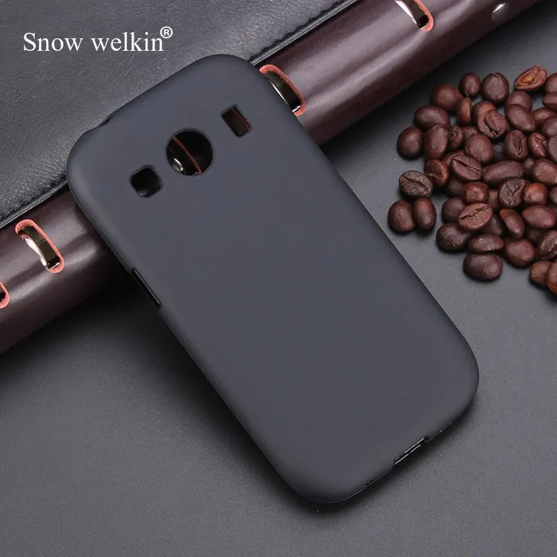 Мягкий Силиконовый ТПУ чехол Snow Welkin накладка для Samsung Galaxy Ace 4 Style LTE G357 G357FZ 3 дюйма