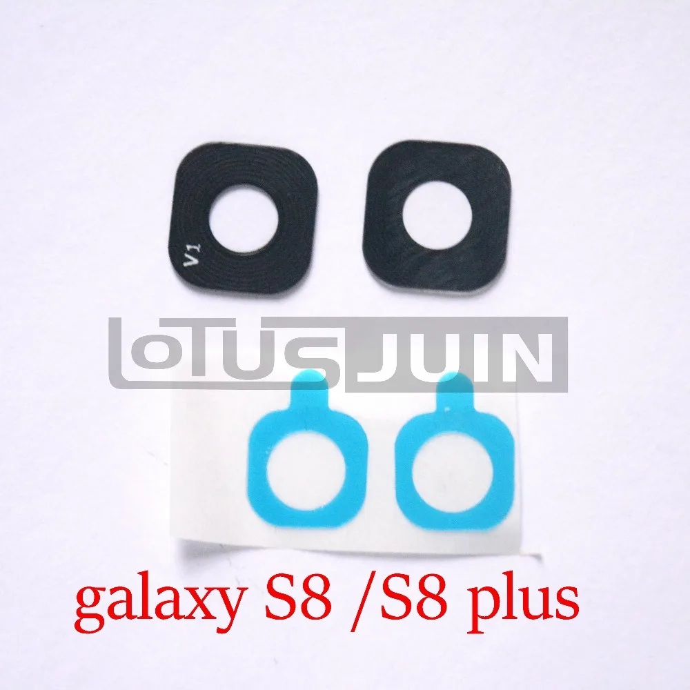 2 шт задняя камера стекло объектив кольцо с наклейкой для Samsung Galaxy S8 plus G950 G955|camera