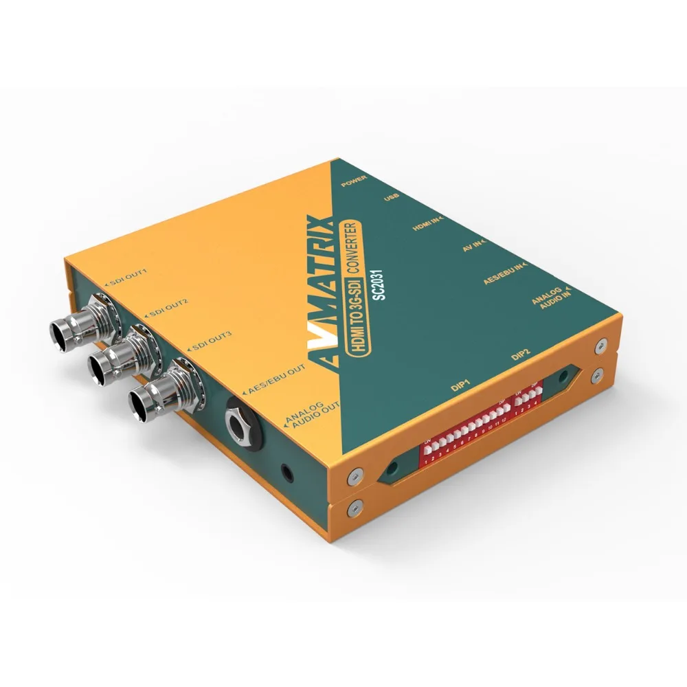 AVmatrix HDMI to SDI масштабируемый конвертер с аудио embededding, Avmatrix HDMI 1080P 60hz to 720p 30hz конвертер для SDI монитора