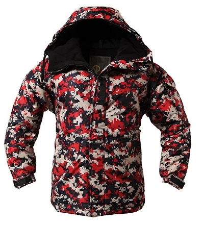 Red Camo Jacket New Premium "SouthPlay" Зимний сезон водостойкие мм 10000 мм лыжный и сноуборд Camoflage потепления древесины Военная Униформа Куртки - Цвет: Red Camo Jacket