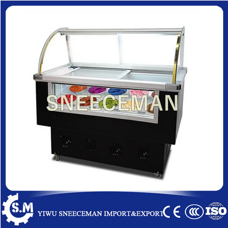 Витрина для мороженого дисплей витрина Морозилка дисплей|showcase freezer|display freezercabinet