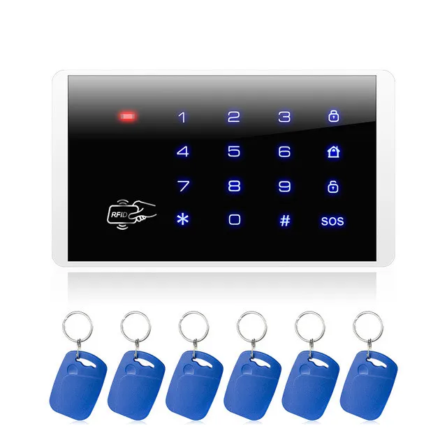 FUERS K16 RFID карты включать и выключать сенсорная клавиатура для PSTN GSM домашняя