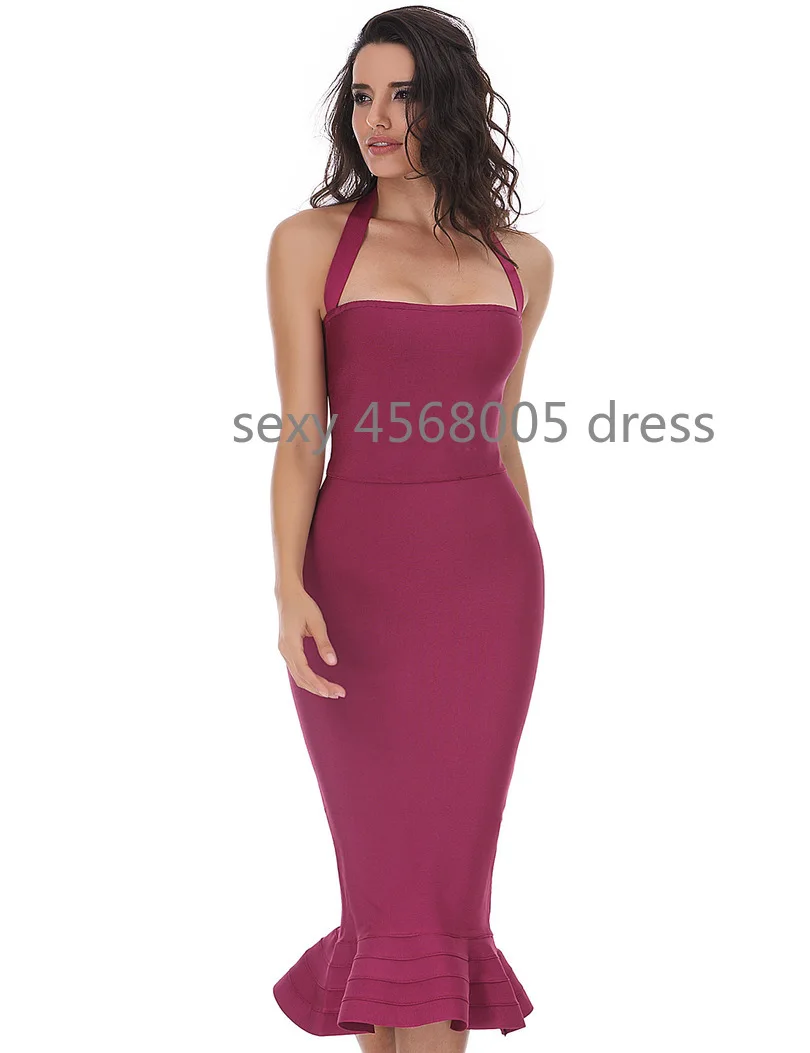 2018 новое летнее Бандажное платье для женщин винного цвета облегающее на