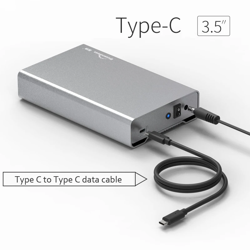 Тип C 3 1 корпус для жесткого диска Полный алюминиевый жесткий диск sata hdd Чехол