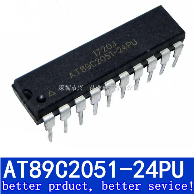 Бесплатная доставка 100 шт./лот AT89C2051 24PU/PI/PC 89C2051 DIP 20 original IC|Запасные части| |