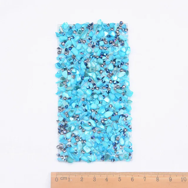 style 5 6x12cm 10 шт./лот 5*11 см Горячая фиксация горный хрусталь кристалл лист окантовка сетки обрезки наклейки на телефон украшения Аксессуары - Цвет: style 5 6x12cm