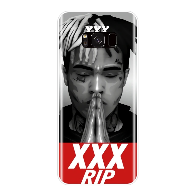 Мягкая задняя крышка для Samsung Galaxy S8 S9 Plus S5 S6 S7 Edge Xxxtentacion Рэппер чехол силиконовый