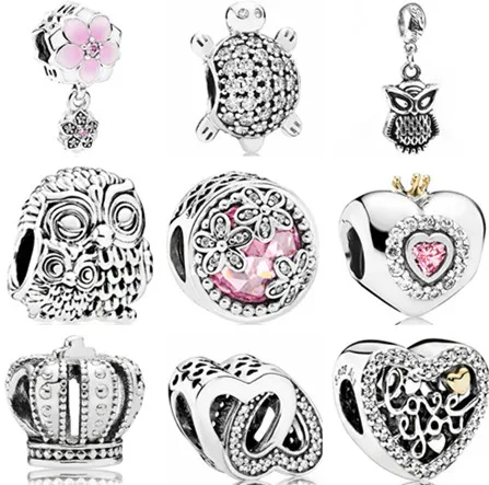 Новые модные хрустальные подвески в виде совы черепахи цветка слона форме сердца