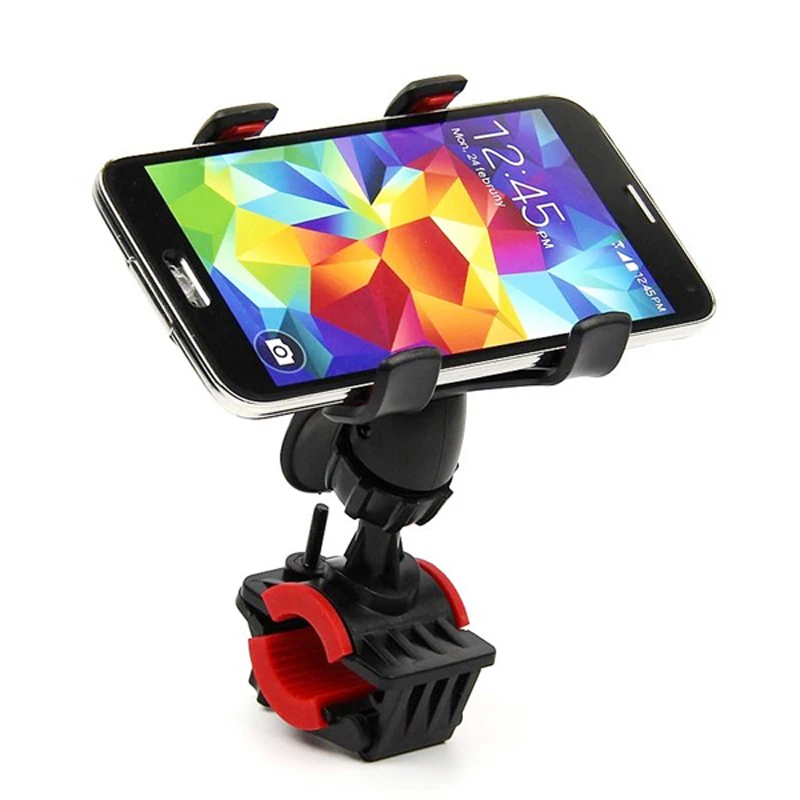 Universal Phone Bicycle Holder MTB Motorbike Handlebar Mount Clip Rack for iPhone Samsung Galaxy Sony HTC Google Nexus Xiao mi | Мобильные